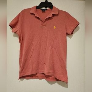 Ralph Lauren Women Skinny Polo Short Sleeve Top